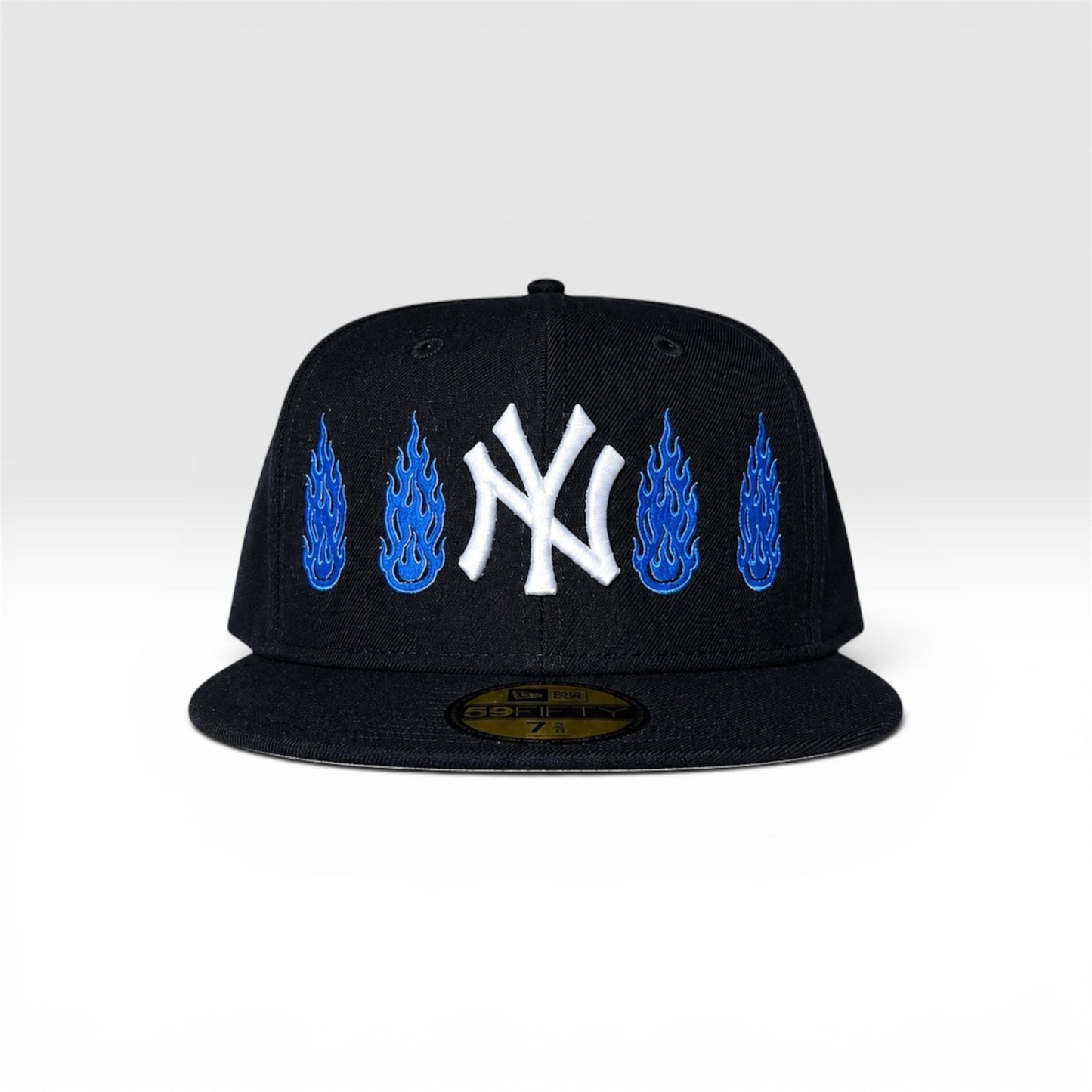 SMILING THRU FLAME FITTED CAP