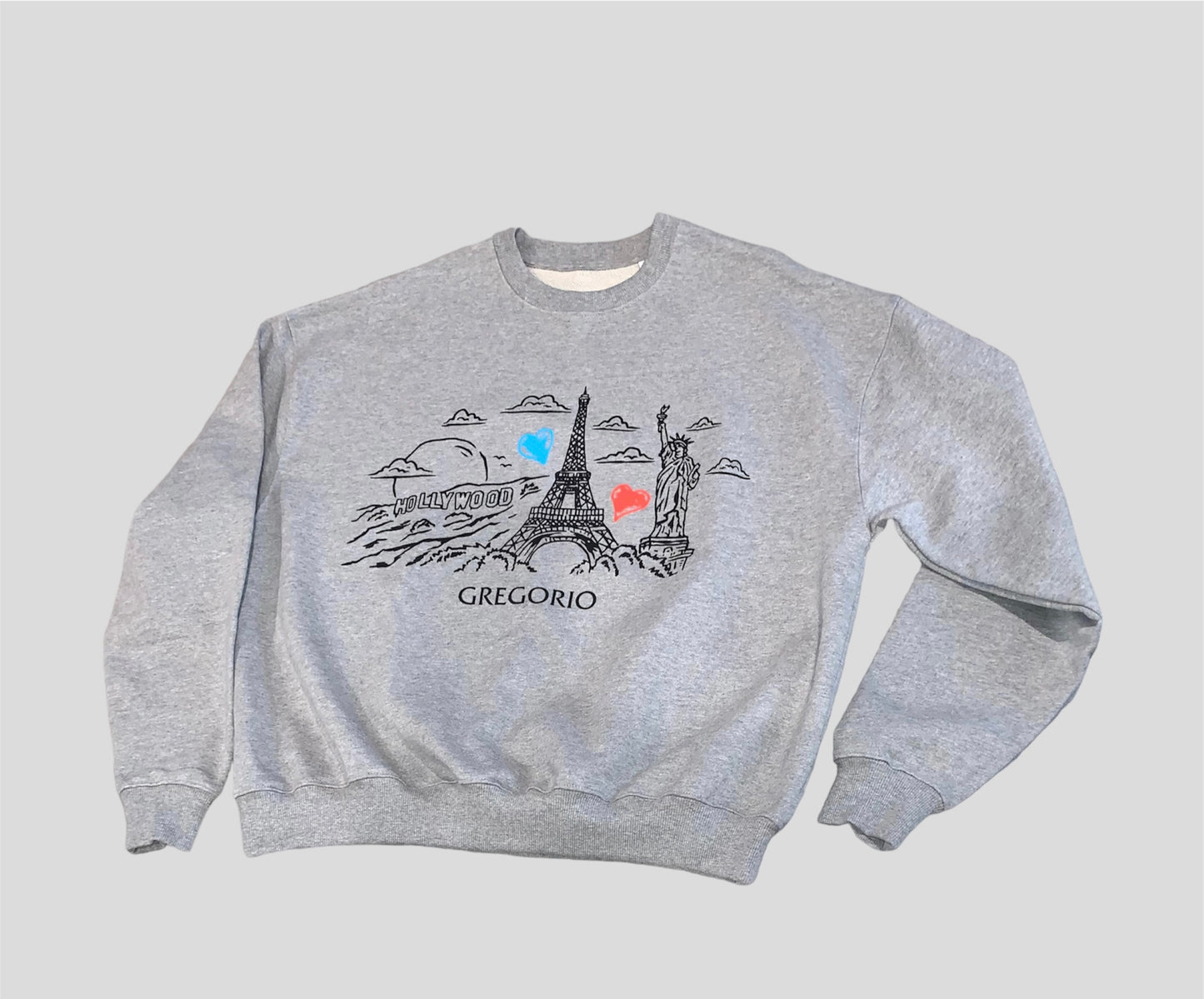 GREGORIO OVERSIZED FASHION CENTRAL SWEATSHIRT