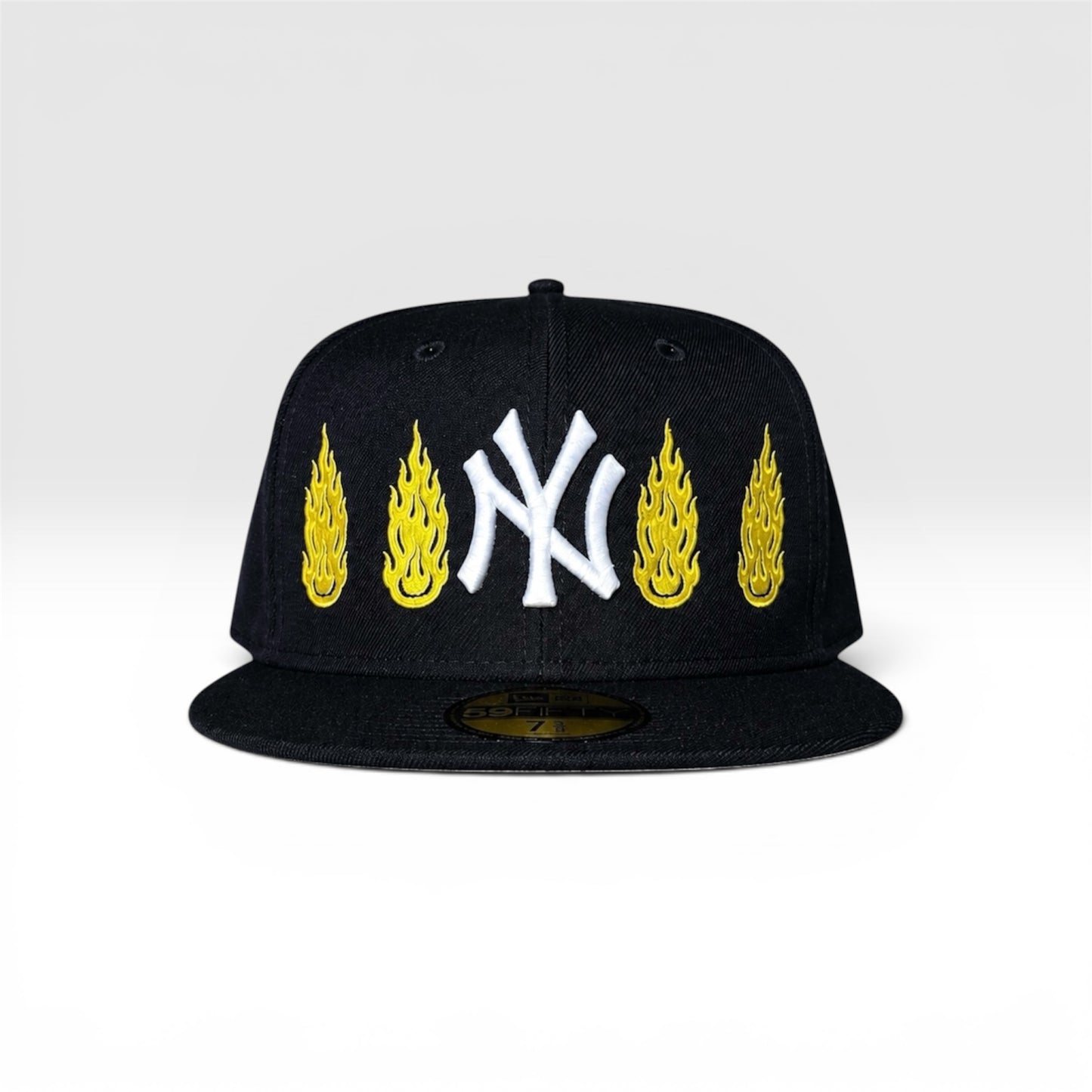 SMILING THRU FLAME FITTED CAP